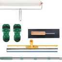 Self Levelling Cement Tool Kit, Adjustable Extension Pole, Floor Roller, Nailer Shoe, Epoxy Floor Tool, Stainless Steel Trowel, Self Levelling Rake, Cement Self Levelling Concrete Tool Kit