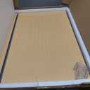 4 Pack Wire Shelf Covers, Lightweight Removable PVC Faux Wood Wire Rack Liners for Pantry, Closet 24x12 Inch,0.3 inch Thick