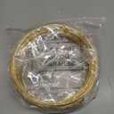 24 Pcs Metal Floral Hoop Macrame Gold Rings Metal Hoops Bulk for Crafts Metal Circle for DIY Wedding Birthday Wreath, Dream Catchers, Wedding Wall Hanging Decor (6 Inch)