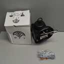 DESIGNERS FOUNTAIN Preston Outdoor Light Fixture, 8 Inch Exterior Wall Lantern Sconce for Front Door, Patio and Porch, Black, 1161-BK