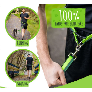 Lukovee No Pull Dog Harness & Leash Set - Heavy Duty Dog Vest Harness with Soft Padded for Medium Large Dogs, Adjustable Reflective Tactical Pet Harness for Easy Walk and Training (L, Green) (Large (Chest 26.4-30.3"))