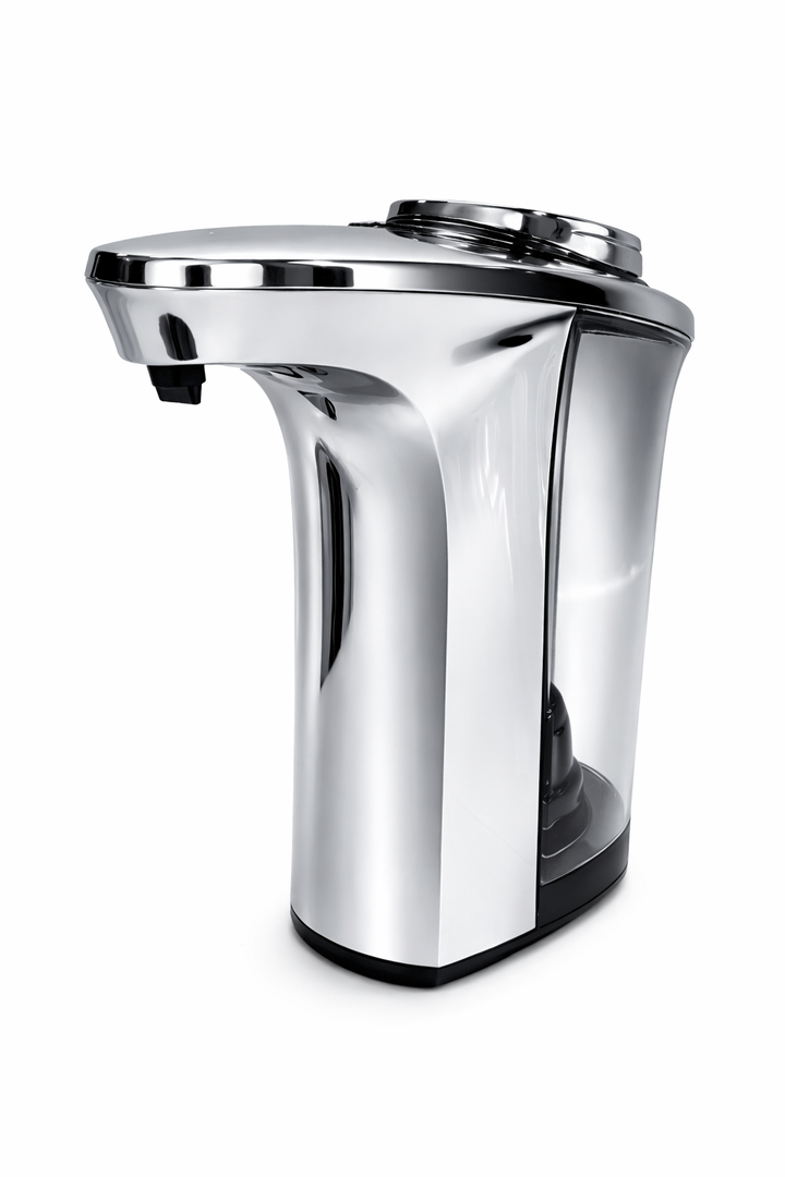 Automatic Soap Dispenser, Touchless Dish Soap Dispenser  with Infrared Sensor,  Liquid Dispenser for Bathroom, Kitchen (Silver)