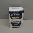 Electric Lunch Box Food Heater, 3 in 1 Ultra Quick Heated Lunch Boxes for Adults, 12V/24V/110V Portable Food Warmer for Car/Truck/Office With Fork Spoon and Insulated Carry Bag (Gray)