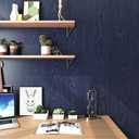 Livelynine 36 Inch Extra Wide Navy Wood Contact Paper for Countertops Peel and Stick Waterproof Wallpaper for Bathroom Counter Top Covering Adhesive Kitchen Countertop Vinyl Wrap Cabinet Door Covers, 36"W x 197"L