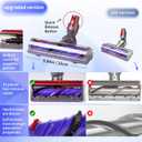 Quick-Release Replacement Vacuum Head Compatible with Dyson V7,V8, V10,V11,V15 Cordless Vacuum Cleaners, Upgrade Anti-Tangle Replacement Head for Carpets Rugs