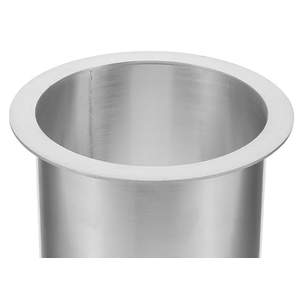 Alipis Stainless Steel Countertop Trash can Lid 6 Inch Round Recessed Cover Small Wastebasket Chute for Kitchen Bathroom Office Space-Saving