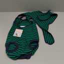 FUAMEY Recovery Suit for Dogs After Surgery, Soft Breathable Dog Bodysuit E-Collar & Cone Alternative Surgical Suit, Male Female Dog Neuter Spay Suits Anti Licking Wounds Onesie Green Black Stripes L (L(Back:16.1-20.1in,WT:23-48lbs))