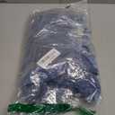 Women's Distressed Denim Shorts, High Waist, Raw Hem, Light Blue Wash, XL