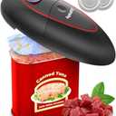 One Touch Electric Can Opener for All Can Sizes, Smooth Edge Design for Seniors with Arthritis, Automatic Kitchen Gadget & Food Safety