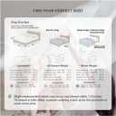 Royoliving Premium Feathers Down Duvet Insert Comforter California King Size All Season Medium Warmth White 100% Cotton Cover with Corner Tabs (108x98, 67 oz)