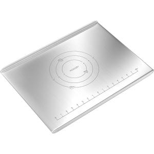Stainless Steel Cutting Board with Double Lip,Large Metal Chopping Board, 20"L x 15"W