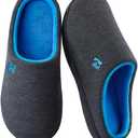 RockDove Men's Original Two-Tone Memory Foam Slipper 11-12
