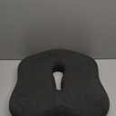 Memory Foam Seat Chair Cushion for Relieves Back Sciatica Pain Tailbone Pain Coccyx Degenerating Disc Orthopedic Osteoarthritis Prostate Cushion Low Back Pain Cushion Hip Shaping (Dark Gray)