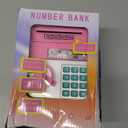 Piggy Bank Electronic Mini ATM for Kids Baby Toy, Safe Coin Banks Money Saving Box Password Code Lock for Children,Boys Girls Best Gift(Deep Pink)