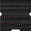 66-Piece Torx Bit & Hex Bit Socket Set: Premium CR-V & S2 Alloy Steel, Star Tamper Proof T8-T70 & E-Torx E4-E24, High Torque Laser Marked for Automotive Mechanic