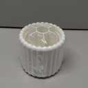 Anyoifax 360 Rotating Makeup Brush Holder 7 Slots Make Up Brush Organizer Removable Spinning Cosmetic Brushes Storage Pen Holder for Vanity, Dresser, Desk, White