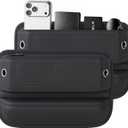 2 Pack Car Seat Gap Filler, Leather Seat Gap Organizer with Sun Visor Organizer, Front Seat Storage for Phone, Sunglasses, Cards and Keys, Fits Most Cars SUVs and Trucks