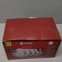 Kidde Hardwired Smoke Detector, 10-Year Battery Backup, Interconnectable, LED Warning Light Indicators, 4 Pack