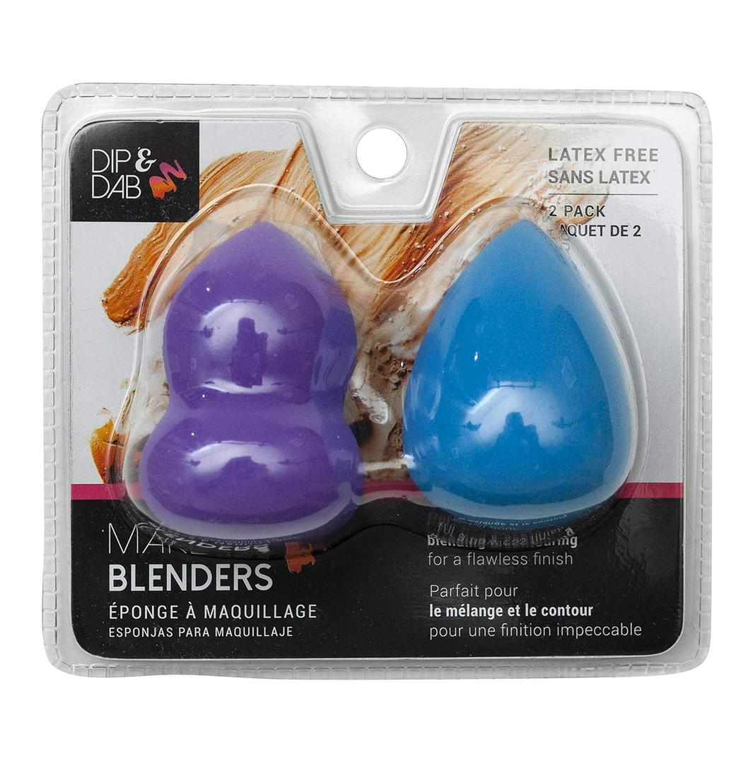 Jacent Latex Free Make-Up Blender Sponges, 2 Count per Pack, 1 Pack