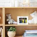 Dad Son Picture Frame 4x6, Father and Son Wooden Picture Frame, Christmas Fathers Day Birthday Gifts for Father from Son, Boy Dad We Love You Decorative Photo Frames for Table Desk Decor