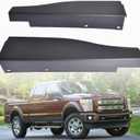 Right Left Side Flex Step Tailgate Molding Trim Cap Black Replacement for 2010-2016 F250 F350 8C3Z9941018AA 8C3Z9941019AA