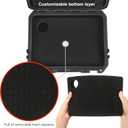 Waterproof Hard Case Compatible with Insta360 X4 Action Camera, Travel Carrying Case with Double Layers Holds Camera, Batteries, Charging Hub, Selfie Stick and Accessories