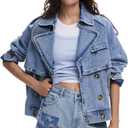 Desigual Women's Denim_inidan (34, Blue)