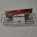 Command Shower Caddy Satin Nickel with Water Resistant Command Strips, Bathroom Organizer, Holds up to 6.5 lbs
