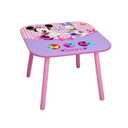Delta Children - Disney Minnie Mouse Kids Table and Chair Set 3- Piece Set (2 Chairs Included) - Ideal for Arts & Crafts, Snack Time, Homework & More, Pink