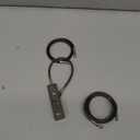 Combination Lock, 4-Digit Steel Cable Locks with Code, Locks for Lockers with 3 Lengths Cables for Bikes, File Cabinets, Wardrobes, Small Fences, Refrigerator Door (Gray-1pc)