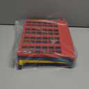 12 Pack File and Folder Dividers 11 x 6 Inches Hanging Filing Cabinet Dividers Plastic Folder Organizer Insertable File Separators Office Filing Supplies for Organization (Multicolor)