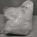 Colf Men's Winter Long Sleeve Turn Collar Faux Fur Coat Outwear Long Parka Jacket Overcoat (Large, White)