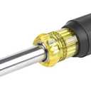 Klein Tools 32500MAG Magnetic Multi-Bit Screwdriver / Nut Driver, 11-in-1 Multi Tool with 8 Bits, 3 Nut Driver Sizes, Cushion Grip Handle