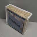 MIYE Pleated Waffle Weave Bed Skirt, Tailored Dust Ruffle 18 Inch Drop Easy Fit, Machine Washable,No Split Corners (Beige, Queen - 18" Drop)