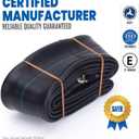 Heavy Duty, Hyssk 2mm Thick, 2.50/2.75-17" (70/100-17) Premium Inner Tube for CRF125/150, DRZ125/RM85, KX85/KLX140, TTR125/YZ85 Dirt Pit Bike Motorcycle Front Tire