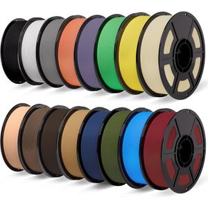 iSANMATE 16KG Matte PLA Filament Bundle 1.75MM 30-300mm/s for Bambu Lab