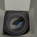 LZLRUN Forged Matte Carbon Fiber Black Vinyl Wrap Roll Air Release Sticker Sheet Film DIY Decal Car Auto Vehicle Morotcycle Self Adhesive (4inch x 30ft,Blue)