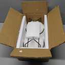 GDCZ Ceramics Raised Cat Bowls with Heighten Metal Stand,15 Ounces White