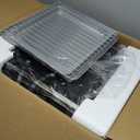 Gourmia French Door Air Fryer  25 Qt Large Capacity Convection Oven, Fryfroce 360, Digital Display with 17 Cooking Presets, Bake, Toast, Roast, Dehydrate, Fits 12 Pizza (Stainless Steel)