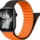 Magnetic Sport Bands for Apple Watch Band 40mm 38mm 41mm 42mm 44mm 45mm 46mm iWatch bands for Women Men,Silicone Loop Strap Wristband for Apple Watch Series 11 10 9 8 7 6 5 4 3 SE 3/2nd Ultra/3/2 49mm