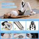 Thigh Trainer for Women, 15-70LB Adjustable Resistance Inner Thigh Exerciser for Pelvic Floor Muscle Repair, Thigh Trainer Kegel Exercise for Shaping, Yoga & Weight Loss at Home Gym