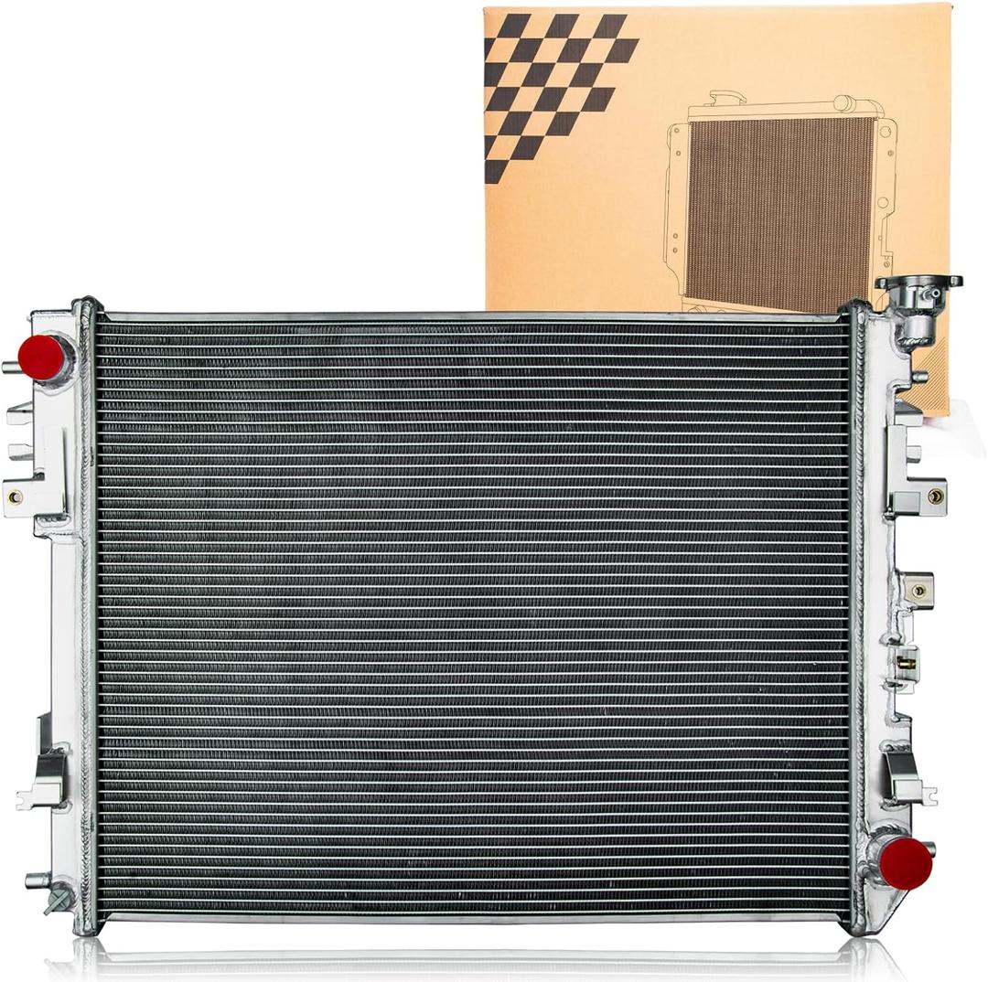 Aluminum Radiator for 2009-2018 Dodge Ram 1500 2500 3500 4000 3.0L 3.6L 3.7L 4.7L 5.7L 6.4L, Radiators for 2009-20 2010 2011 2012 2013 2014 2015 2016 2017 2018 2019 Dodge Ram