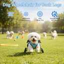Dog Wheelchair for Back Legs - Adjustable Small Dog Wheelchair with 1.5mm Thickened Frame, Mobility Aid Support Cart for Disabled Hind Legs Rehab, Walking Wheels for Small Dogs
