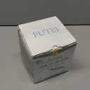 FUTEI Cream Throw Pillow Covers Set of 2, 20x20 Inch Soft Faux Rabbit Fur Striped Texture Cushion Cases, Modern Decorative Couch Pillows for Living Room Bed