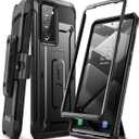 SUPCASE for Samsung Galaxy Note 20 Case with Stand (Unicorn Beetle Pro), [Built-in Belt Clip] Heavy Duty Rugged Kickstand Protective Phone Case Without Screen Protector for Samsung Note 20, Black