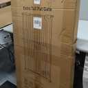 51.18" Extra Tall Baby Gate for Doorway 29.6-48.4" Width,Tall Baby Gate Cat Gate Extra Wide Cate Gate Safety,Extra Narrow Auto-Close for Indoor Stairs, Doorways, and Kitchen