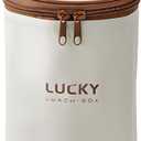 Insulated Lunch Bag, Reusable Cooler Lunch Tote for Men And Women, Waterproof Leakproof Large Capacity Thermal Bag for Work Office, Picnic, Beach, Travel (Round-Large)