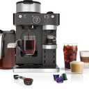 Ninja Espresso & Coffee Maker & Barista System, 3 Espresso Brew Styles, Single-Serve Coffee & Nespresso Capsule Compatible, Built-in Frother, Espresso, Cappuccino & Latte Maker, Black, CFN601