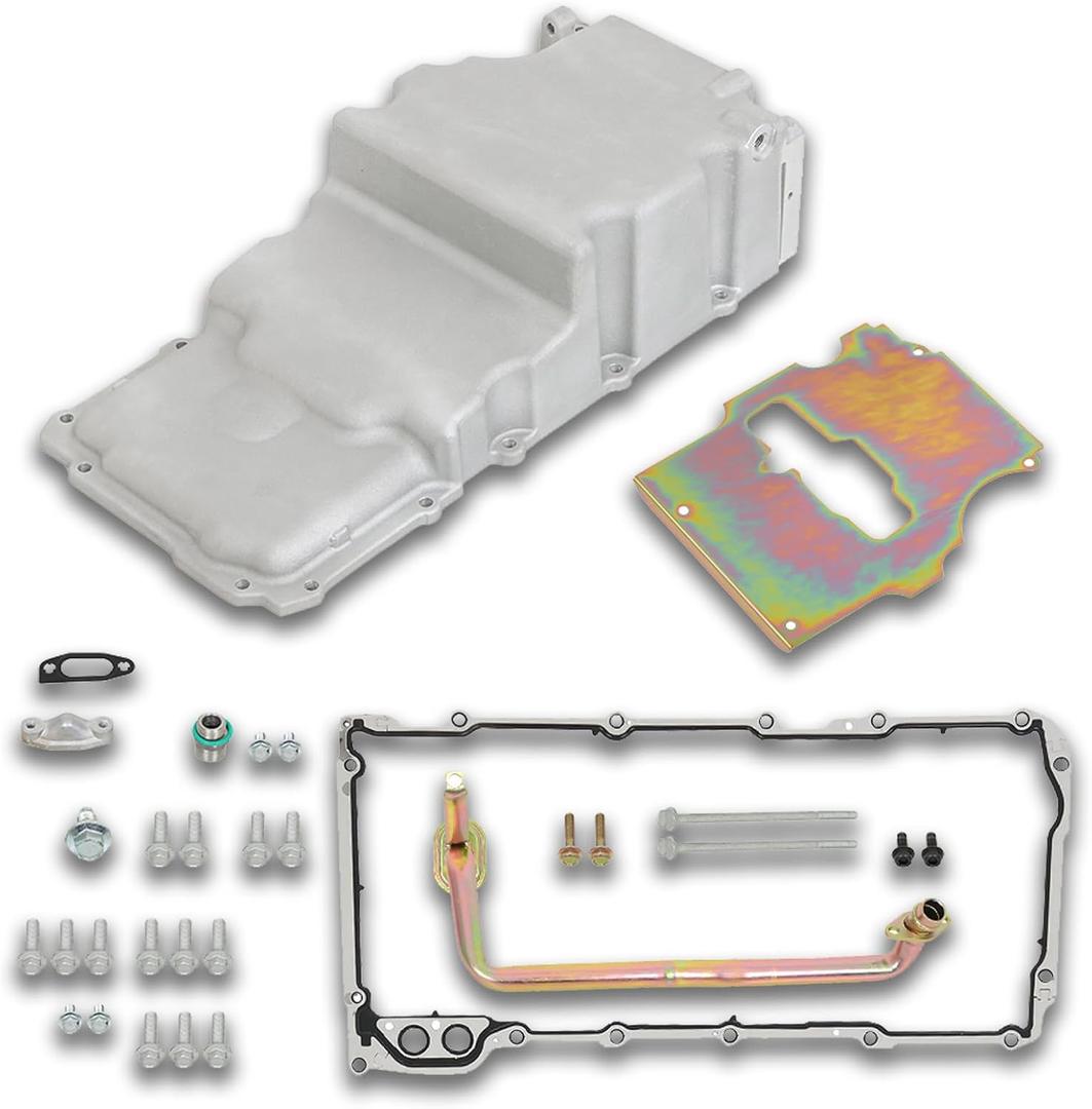 labwork 302-2 LS Engine Low Profile Oil Pan Retro Replacement for Camaro Firebird Ventura Nova F-Body G-body A-body LS1 LS2 LS3 6.2L 6.0L 5.3L 4.8L