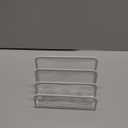 SUPEASY Mail Organizer for Desk, Mesh Metal Mail Holder Countertop with 3-Slot, Letter Sorter File Holder, Office Envelope Organizer for Mails (White)